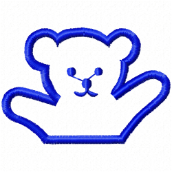 Teddy Embroidery Design 3
